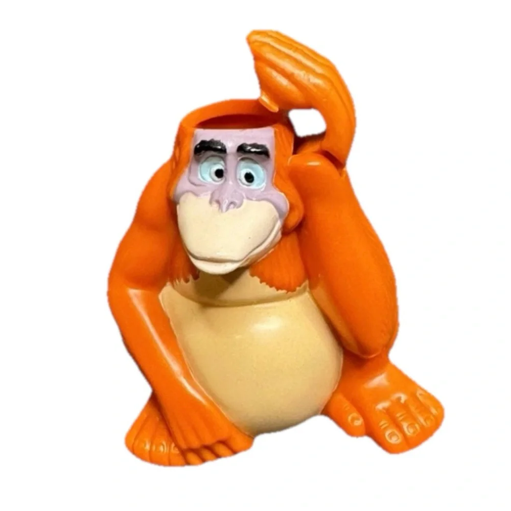 1990s Vintage Disney The Jungle Book Mowgli and King Louie McDonalds‎ Toys LOT